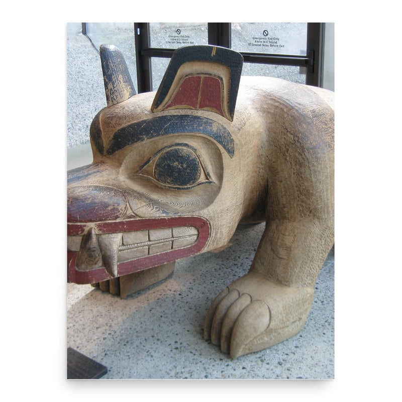 Bill Reid poster print, in size 18x24 inches.