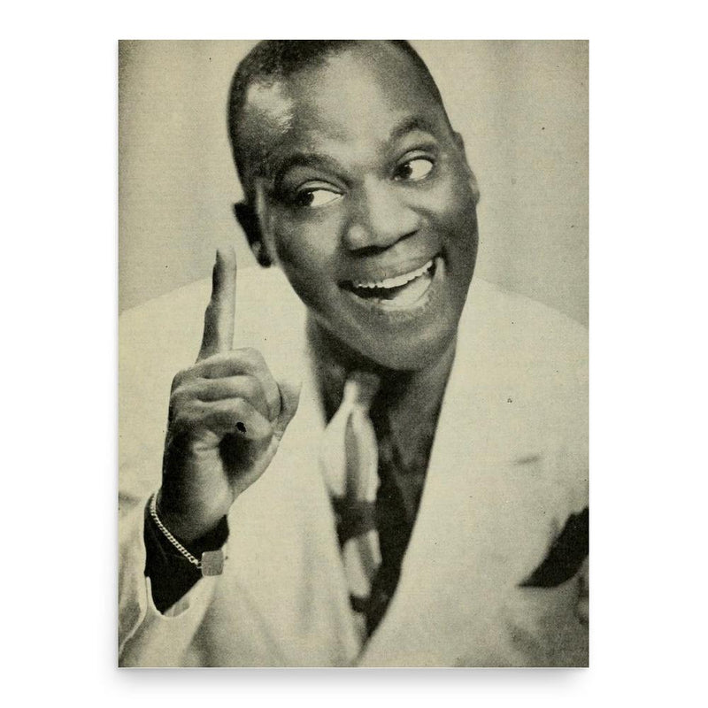Bill Robinson poster print, in size 18x24 inches.