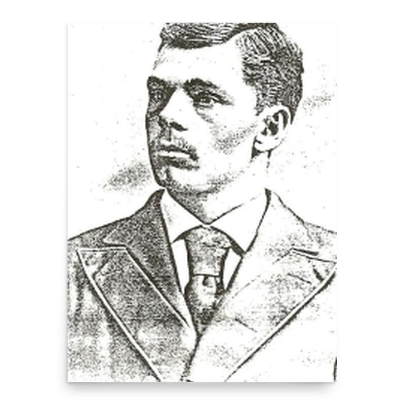 Bill Rollinson poster print, in size 18x24 inches.