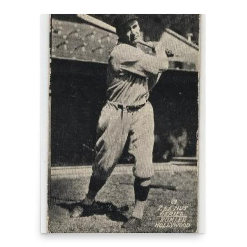 Bill Rumler poster print, in size 18x24 inches.