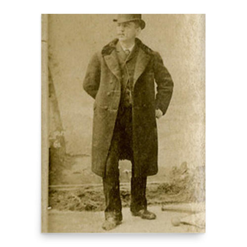 Bill Sharsig poster print, in size 18x24 inches.