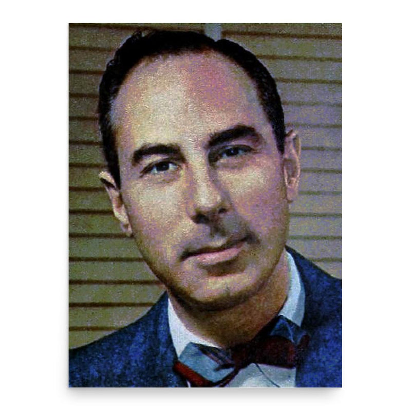 Bill Stern poster print, in size 18x24 inches.