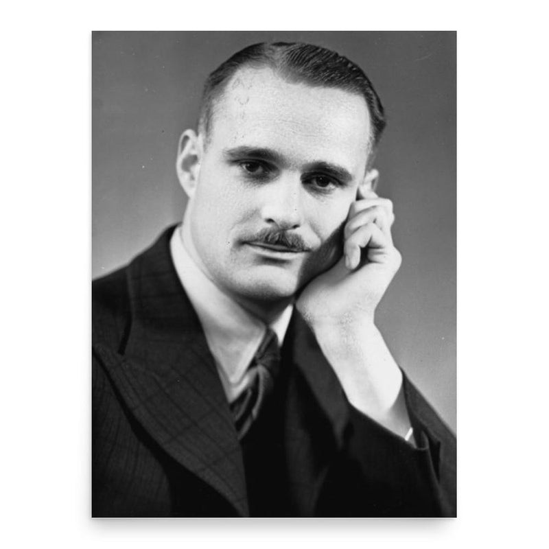 Bill Sutch poster print, in size 18x24 inches.