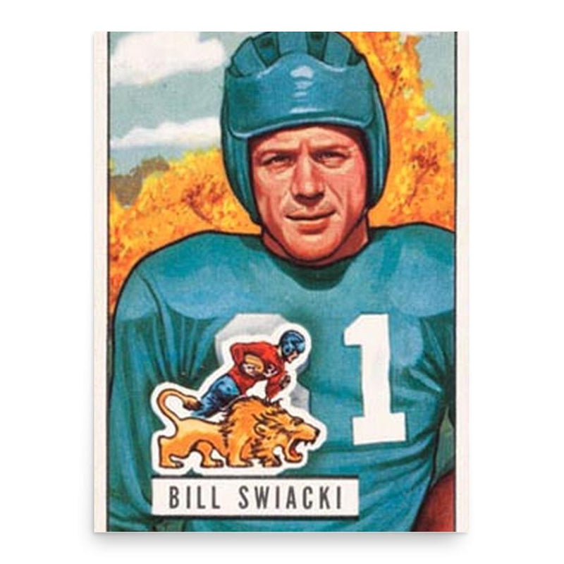 Bill Swiacki poster print, in size 18x24 inches.