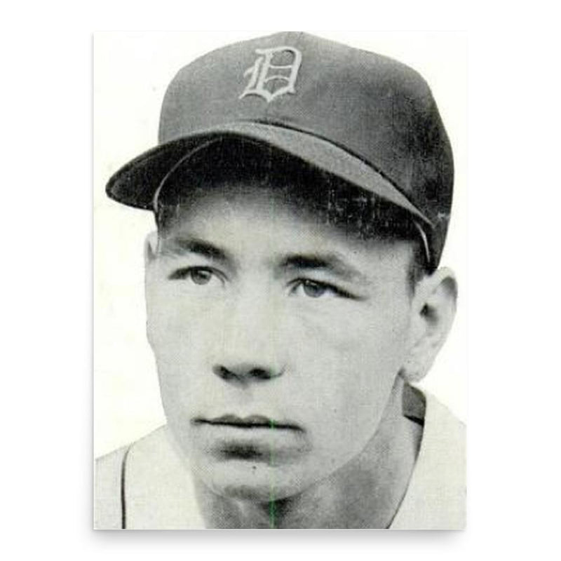 Bill Tuttle poster print, in size 18x24 inches.