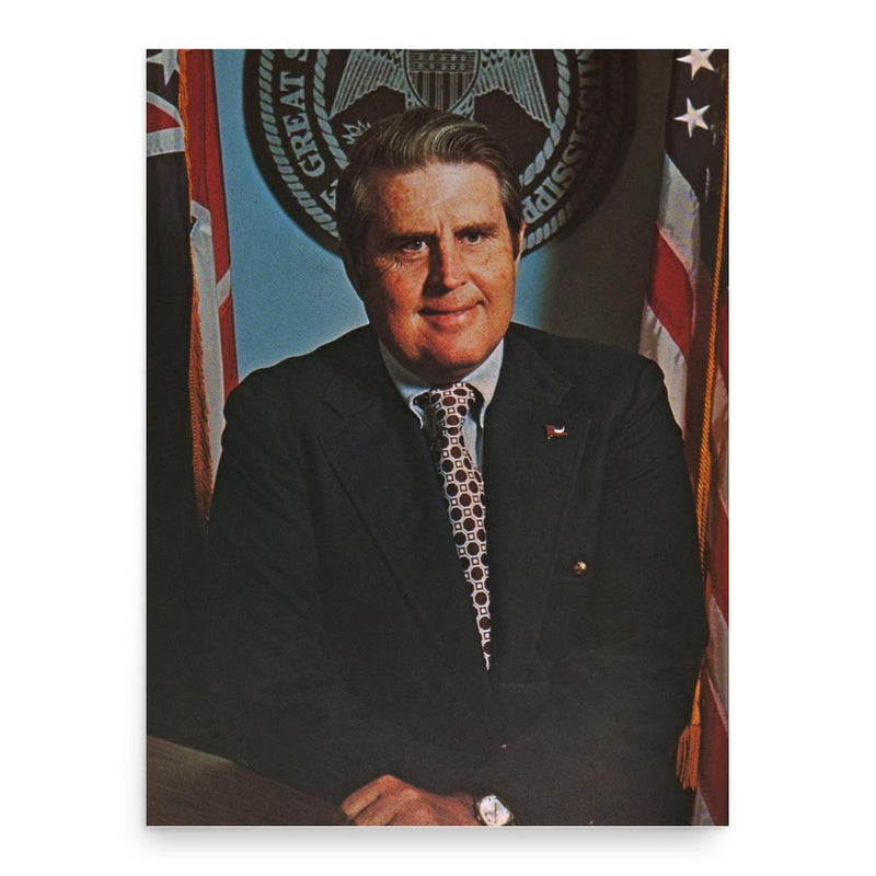 Bill Waller poster print, in size 18x24 inches.