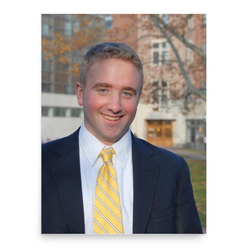 Bill Zeller poster print, in size 18x24 inches.