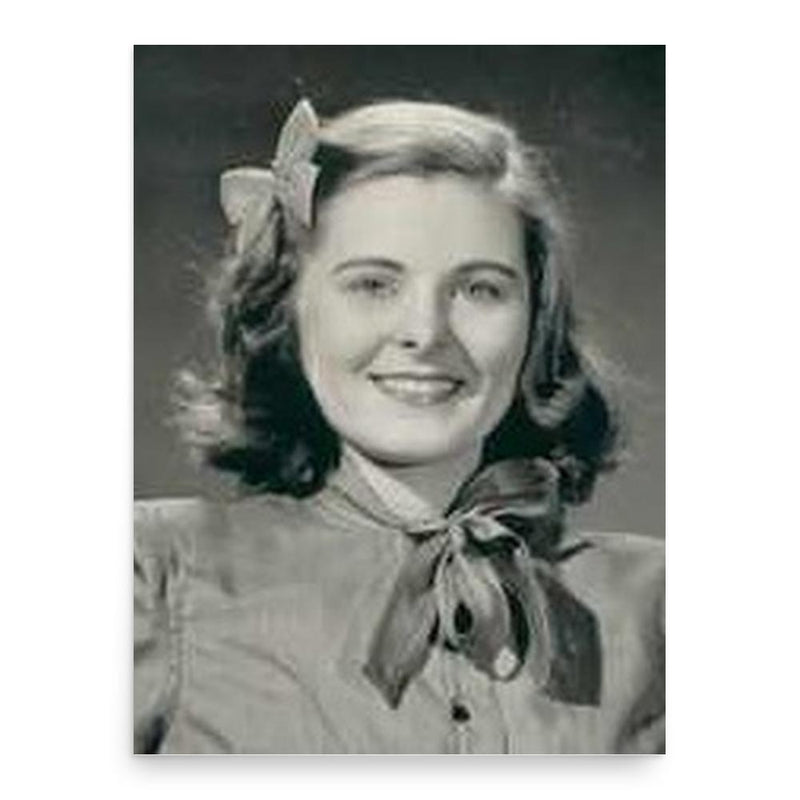 Billie Lou Watt poster print, in size 18x24 inches.