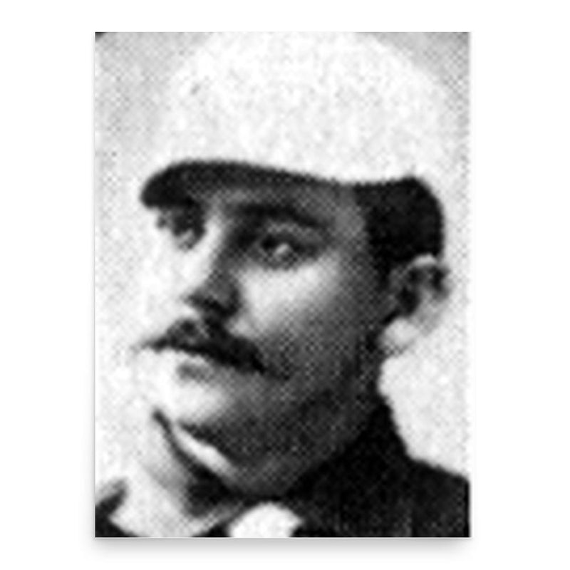 Billy Alvord poster print, in size 18x24 inches.