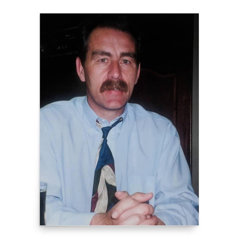 Billy Ayre poster print, in size 18x24 inches.