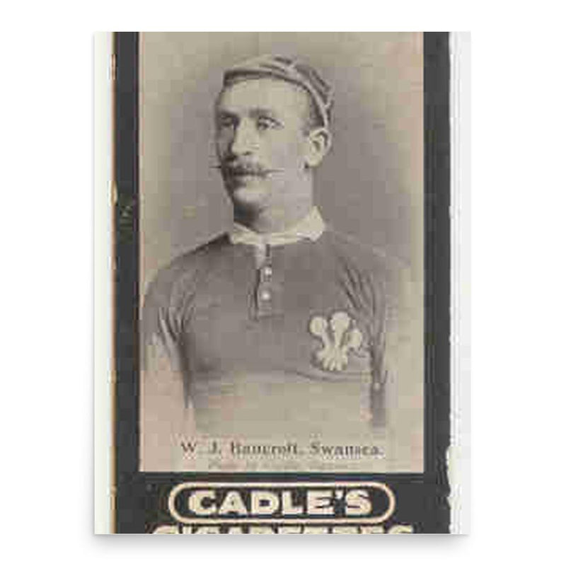 Billy Bancroft poster print, in size 18x24 inches.