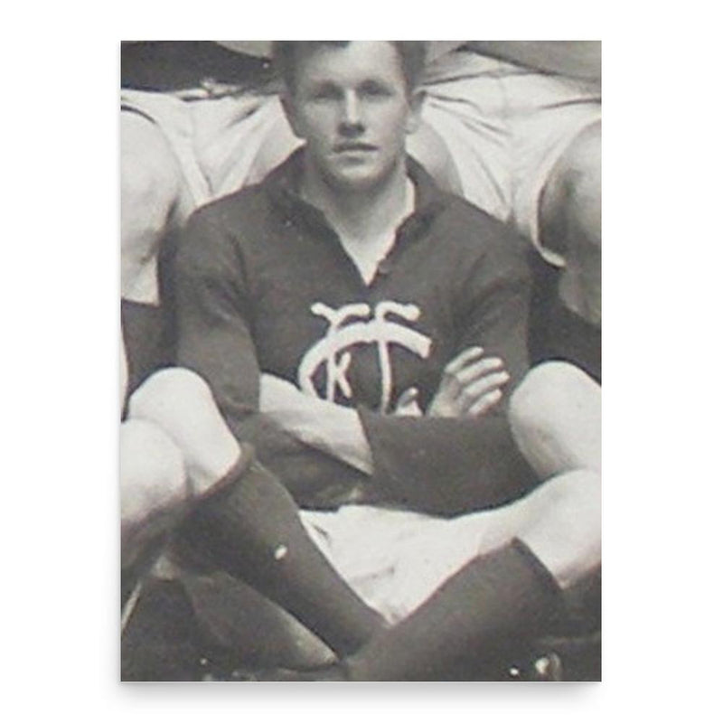 Billy Blackman poster print, in size 18x24 inches.