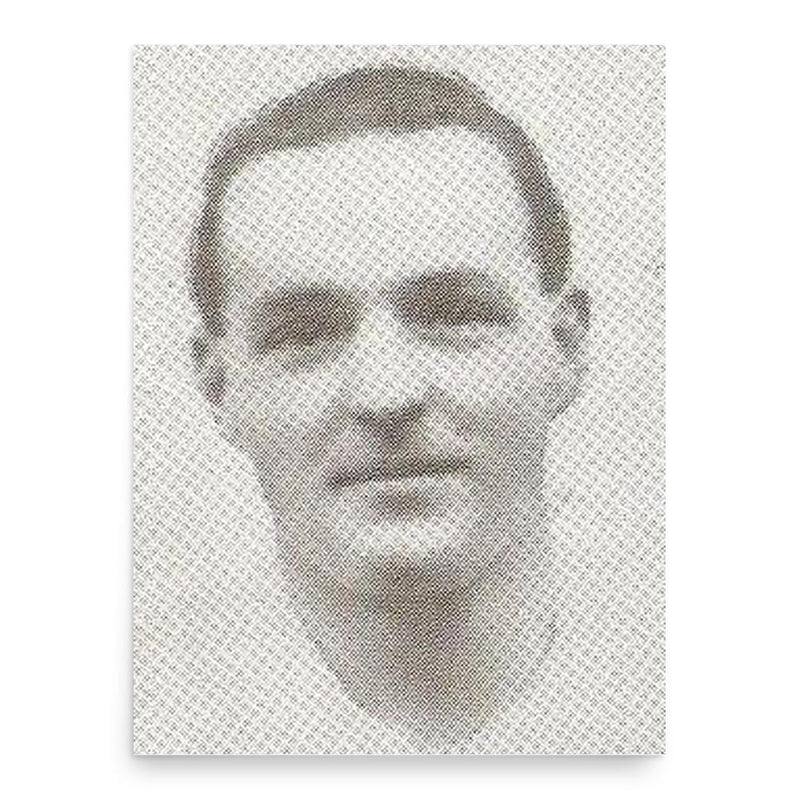 Billy Briscoe poster print, in size 18x24 inches.