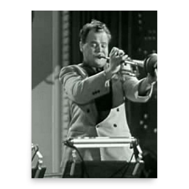 Billy Butterfield poster print, in size 18x24 inches.