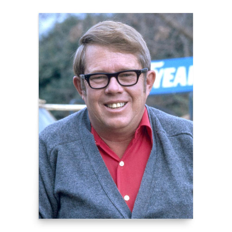 Billy Carter poster print, in size 18x24 inches.
