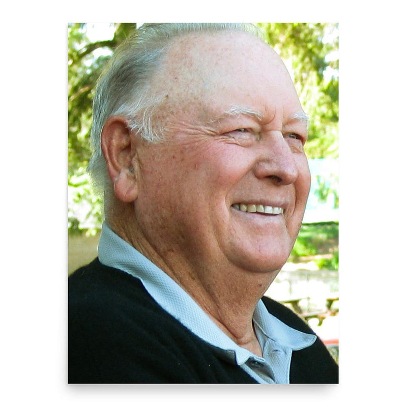 Billy Casper poster print, in size 18x24 inches.