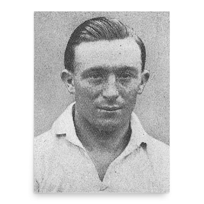 Billy Clayson poster print, in size 18x24 inches.