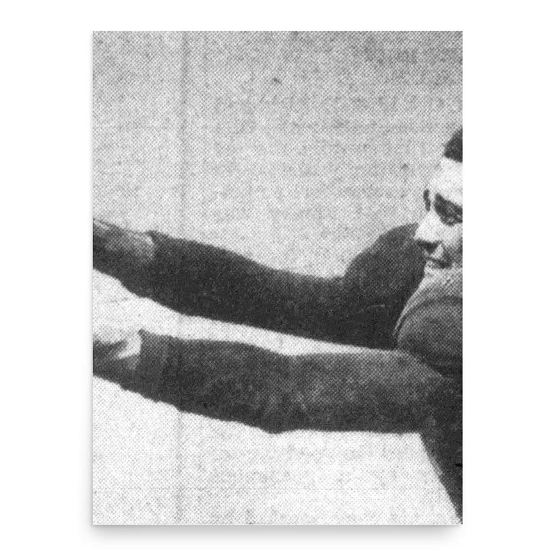 Billy Dewell poster print, in size 18x24 inches.