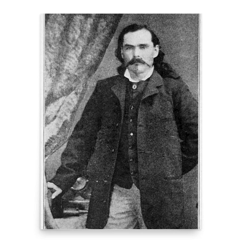 Billy Dixon poster print, in size 18x24 inches.