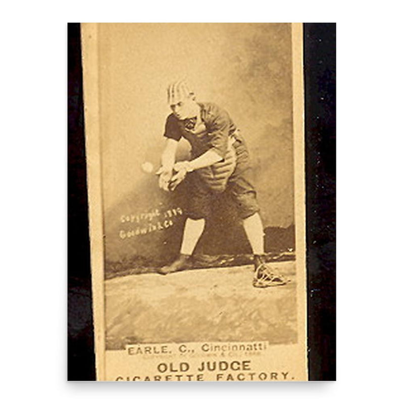 Billy Earle poster print, in size 18x24 inches.