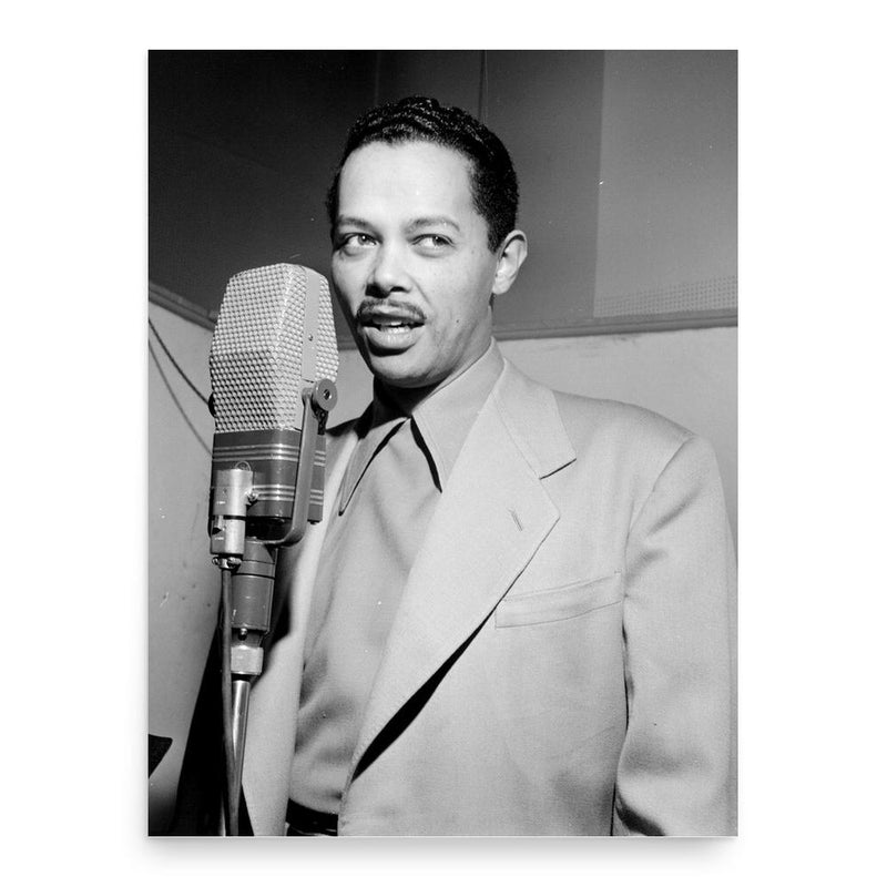 Billy Eckstine poster print, in size 18x24 inches.