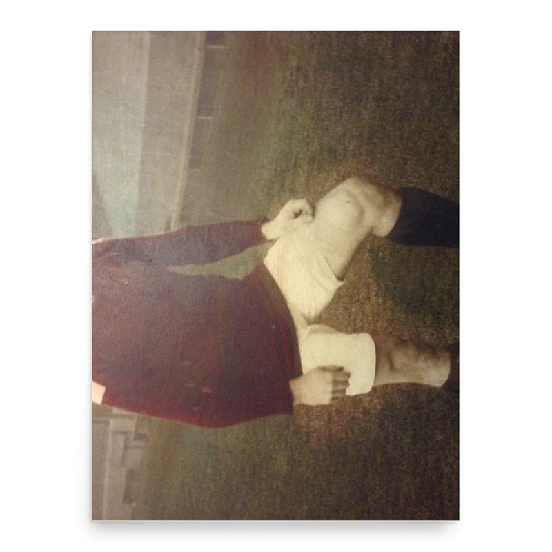 Billy Fairhurst poster print, in size 18x24 inches.