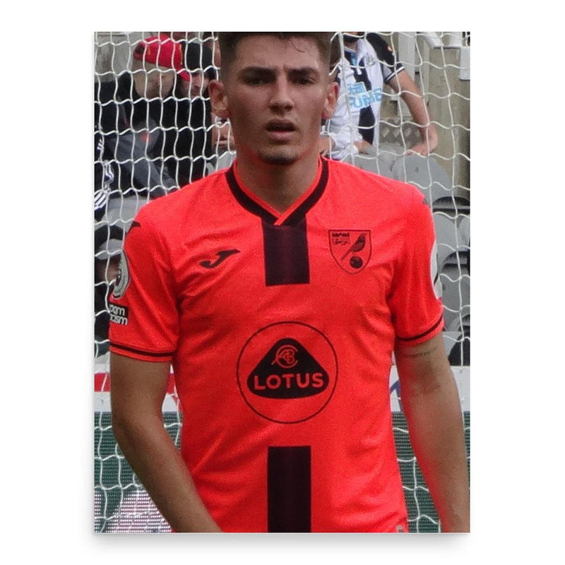 Billy Gilmour poster print, in size 18x24 inches.