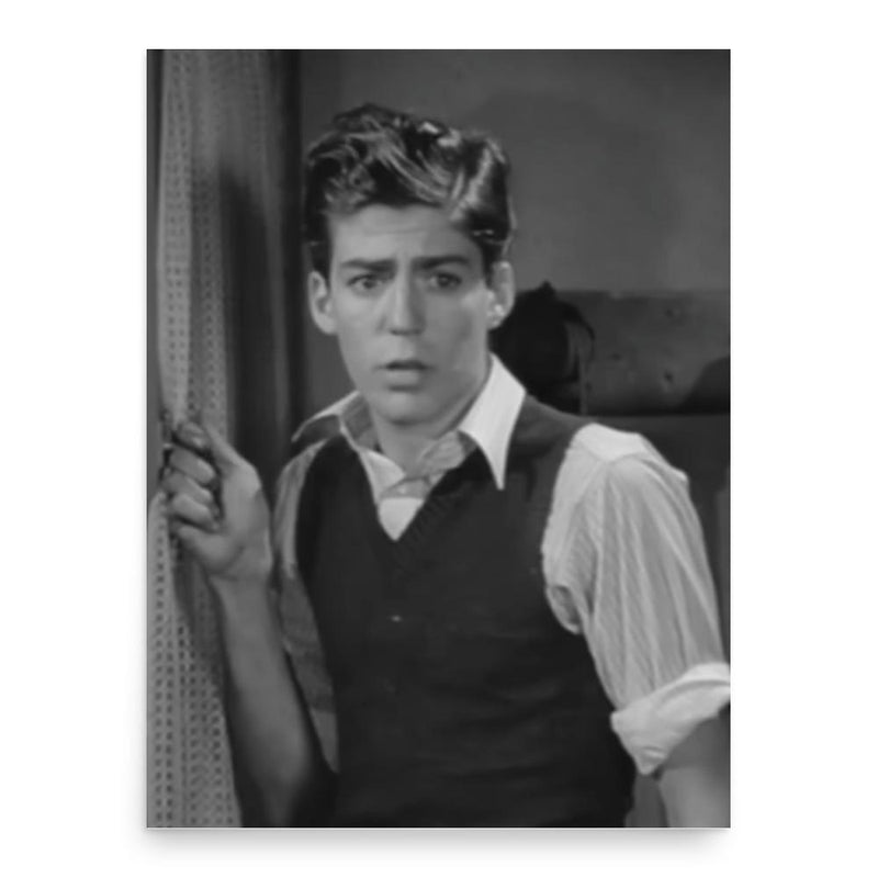 Billy Halop poster print, in size 18x24 inches.