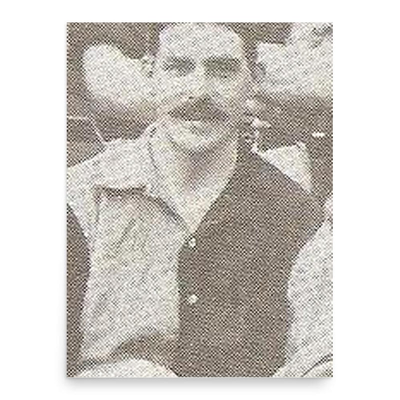 Billy Heames poster print, in size 18x24 inches.