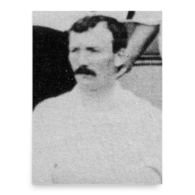 Billy Hendry poster print, in size 18x24 inches.