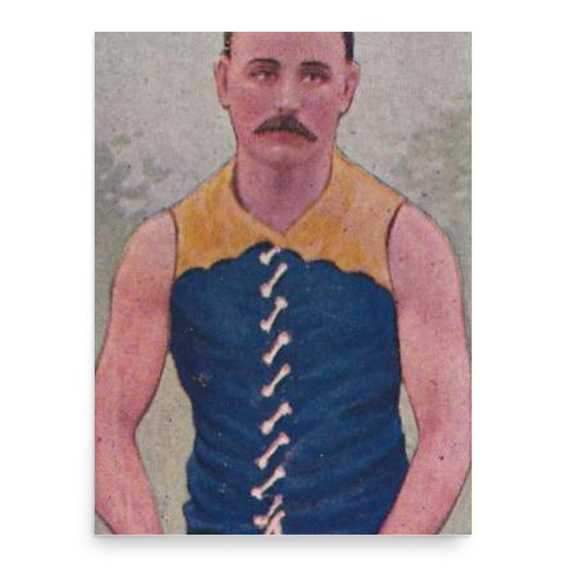 Billy Leeds poster print, in size 18x24 inches.