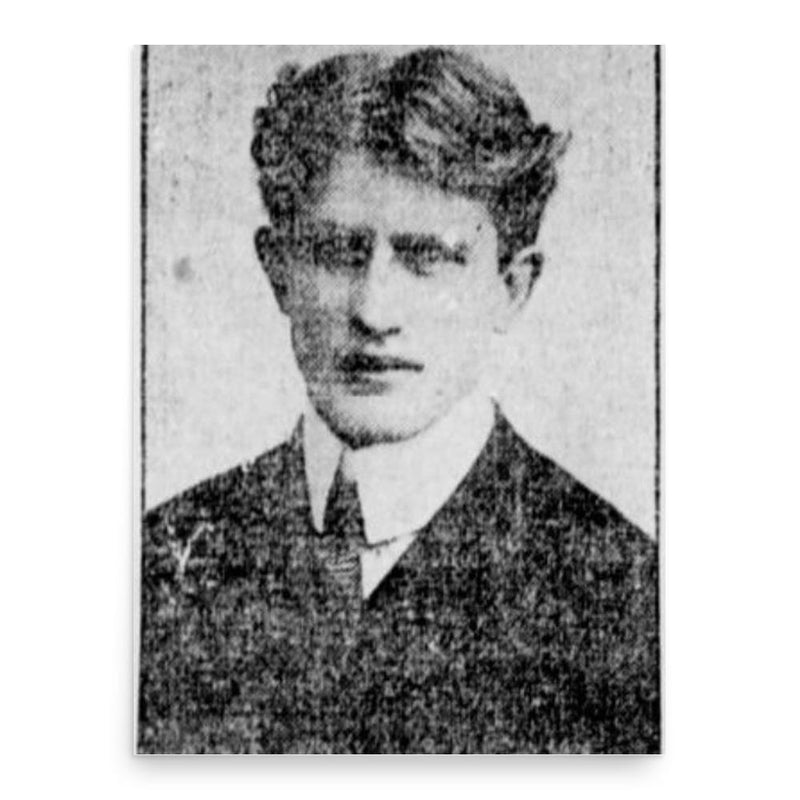 Billy McGimsie poster print, in size 18x24 inches.