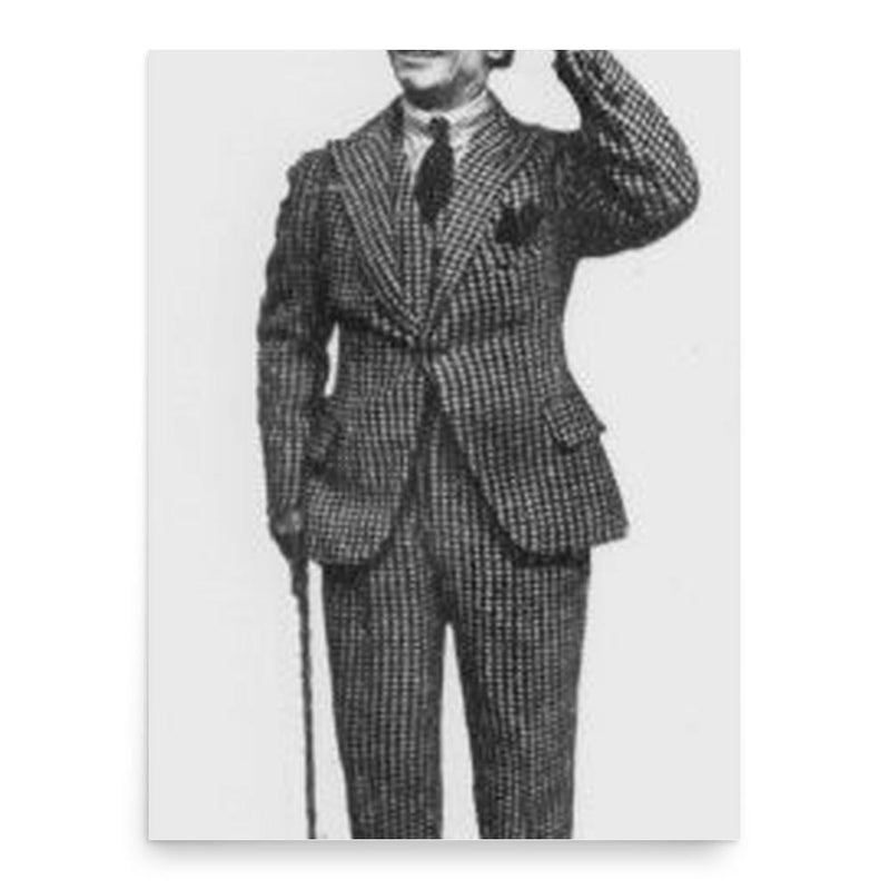 Billy Merson poster print, in size 18x24 inches.