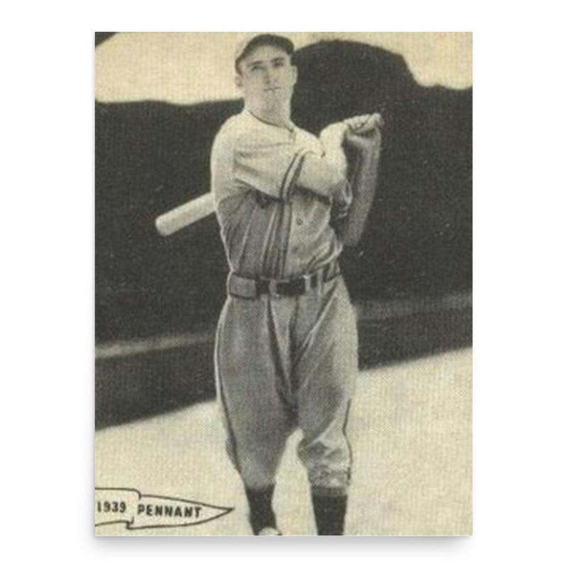 Billy Myers poster print, in size 18x24 inches.