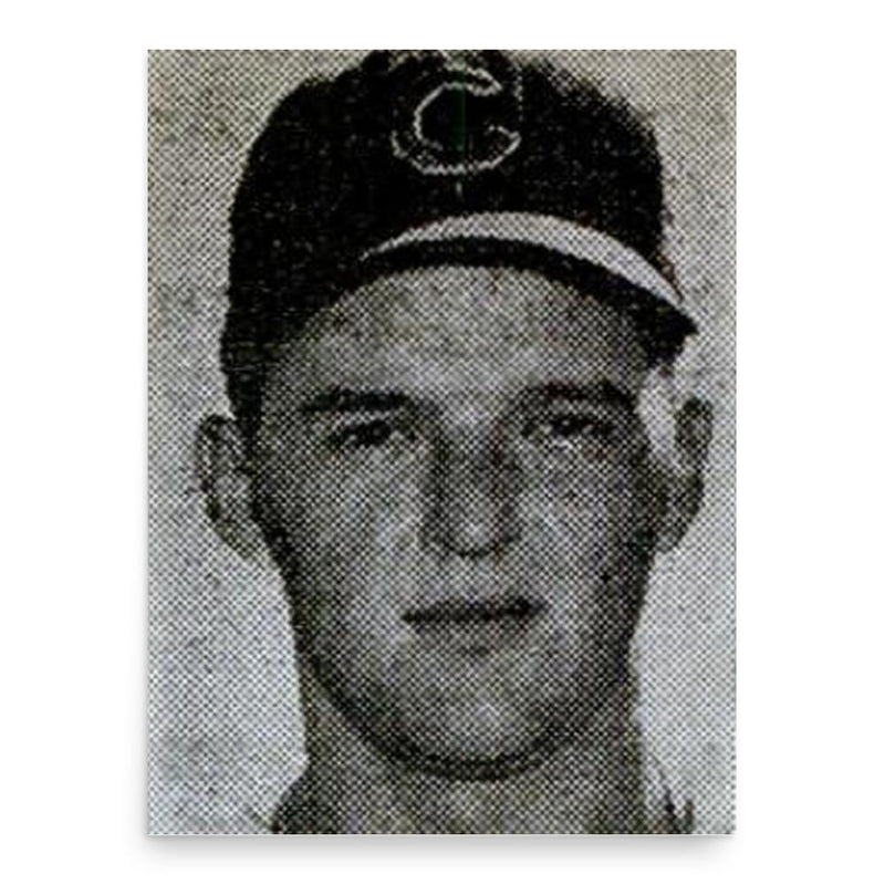 Billy Ott poster print, in size 18x24 inches.