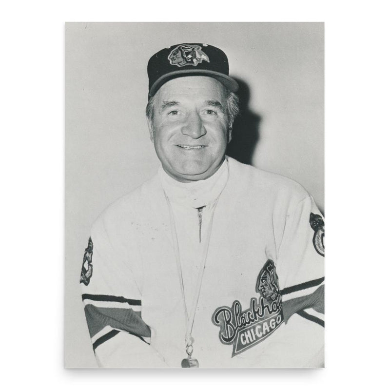 Billy Reay poster print, in size 18x24 inches.