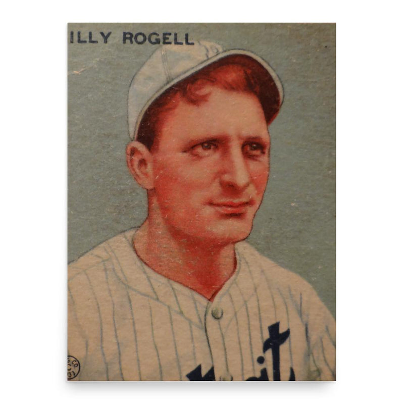 Billy Rogell poster print, in size 18x24 inches.