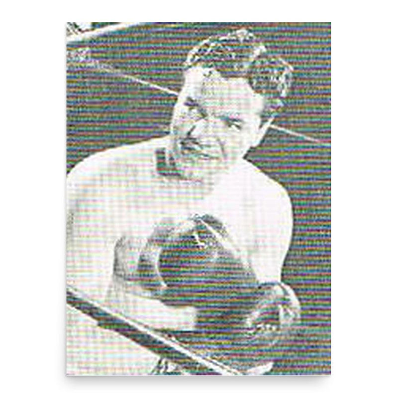 Billy Soose poster print, in size 18x24 inches.