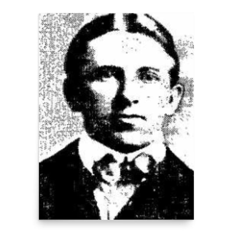 Billy Suter poster print, in size 18x24 inches.