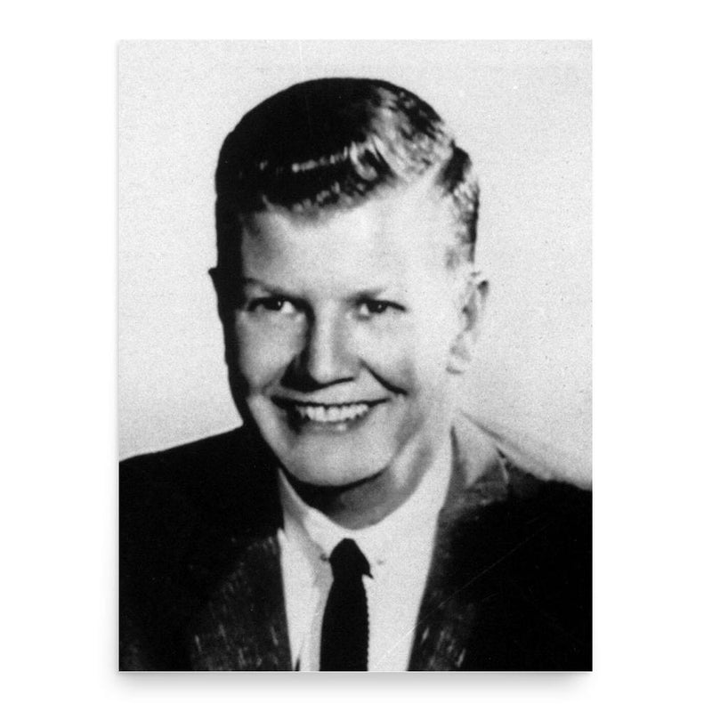 Billy Tipton poster print, in size 18x24 inches.