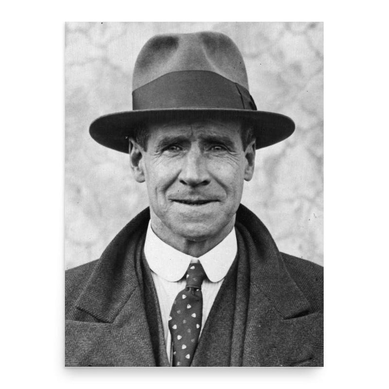 Billy Wallace poster print, in size 18x24 inches.