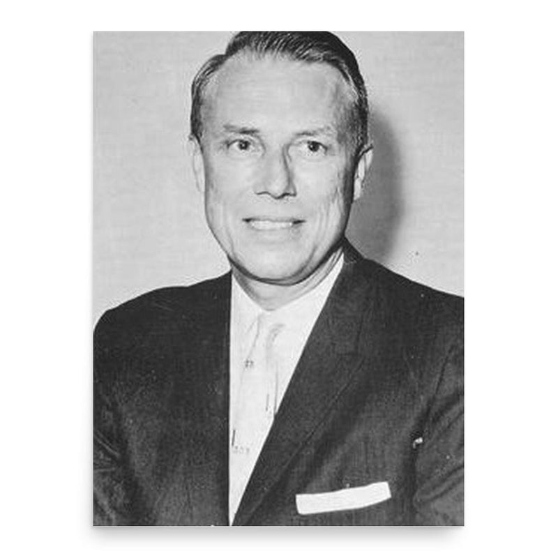 Bing Devine poster print, in size 18x24 inches.