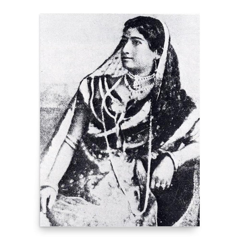 Binodini Dasi poster print, in size 18x24 inches.