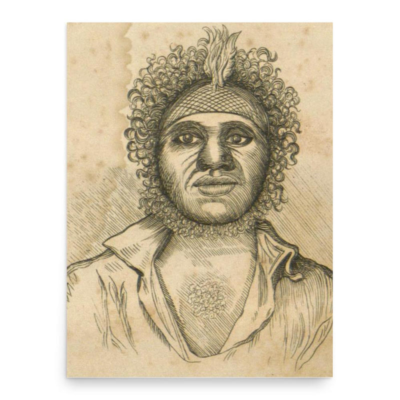 Biraban poster print, in size 18x24 inches.