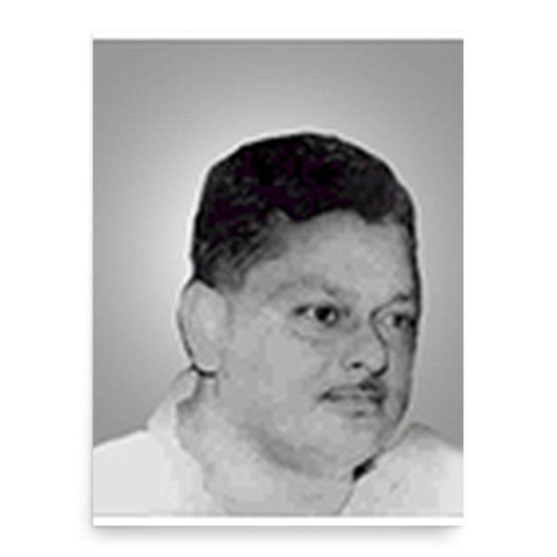 Biren Mitra poster print, in size 18x24 inches.