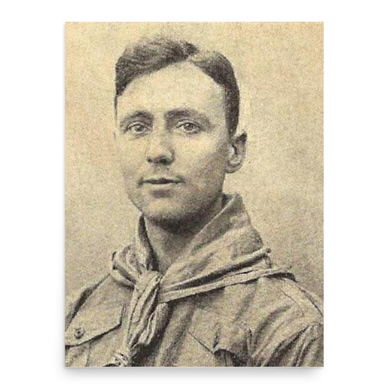 Birger Brekke poster print, in size 18x24 inches.