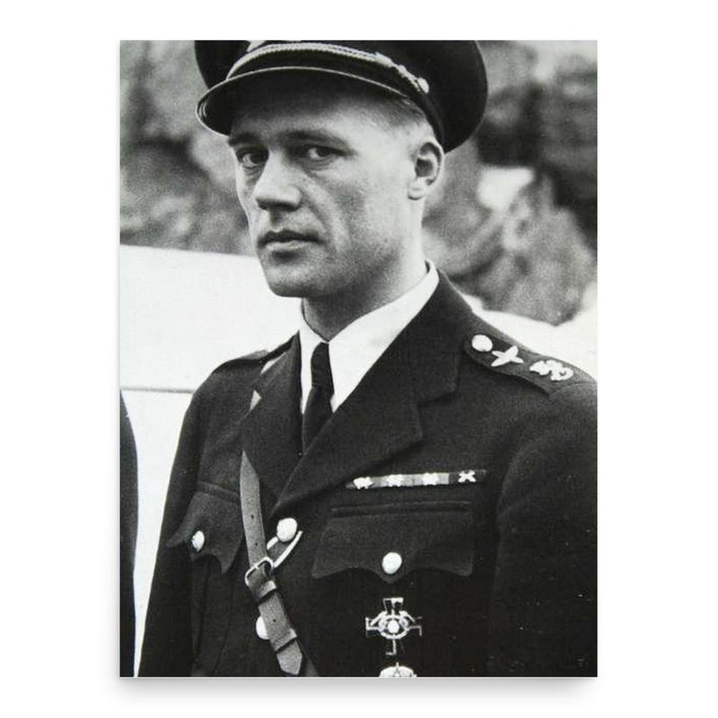 Birger Ek poster print, in size 18x24 inches.