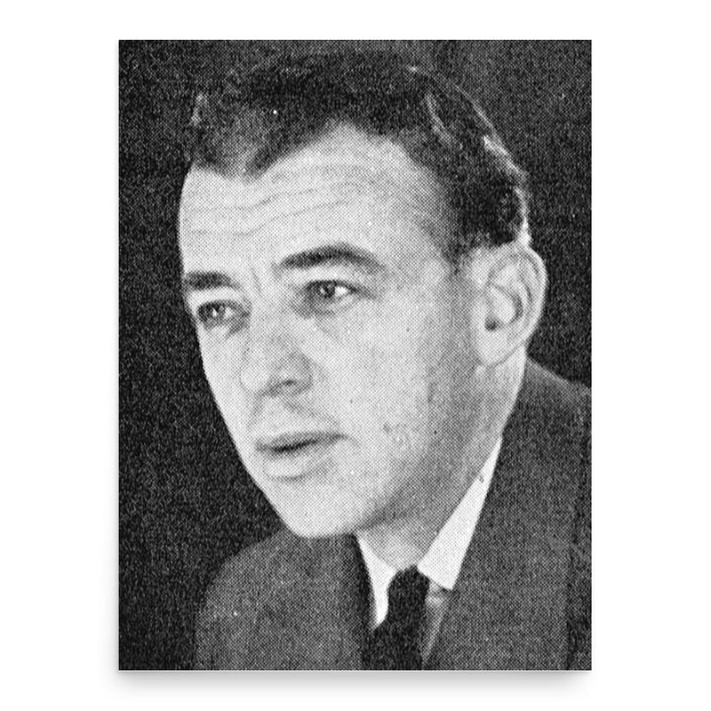 Birger Lensander poster print, in size 18x24 inches.