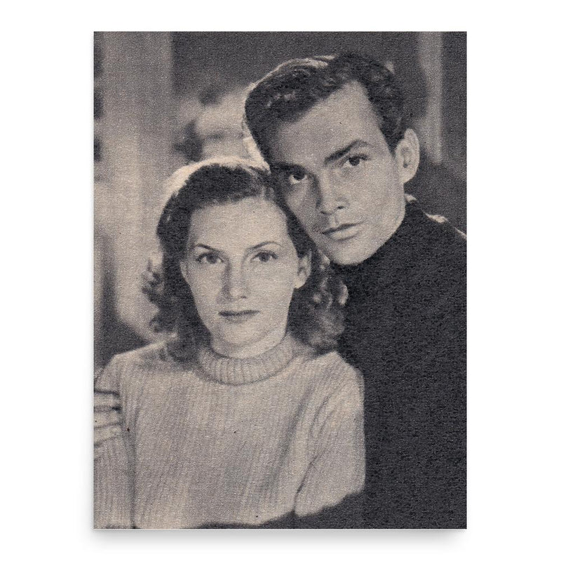 Birger Malmsten poster print, in size 18x24 inches.