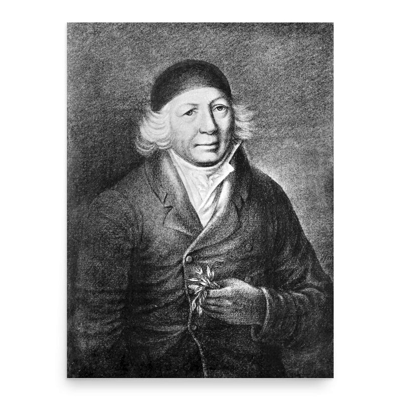 Birger Martin Hall poster print, in size 18x24 inches.